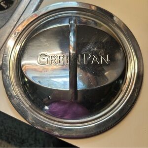 GreenPan Metal Replacement Lid Only with Multiple Ridges fits Several Pan Sizes